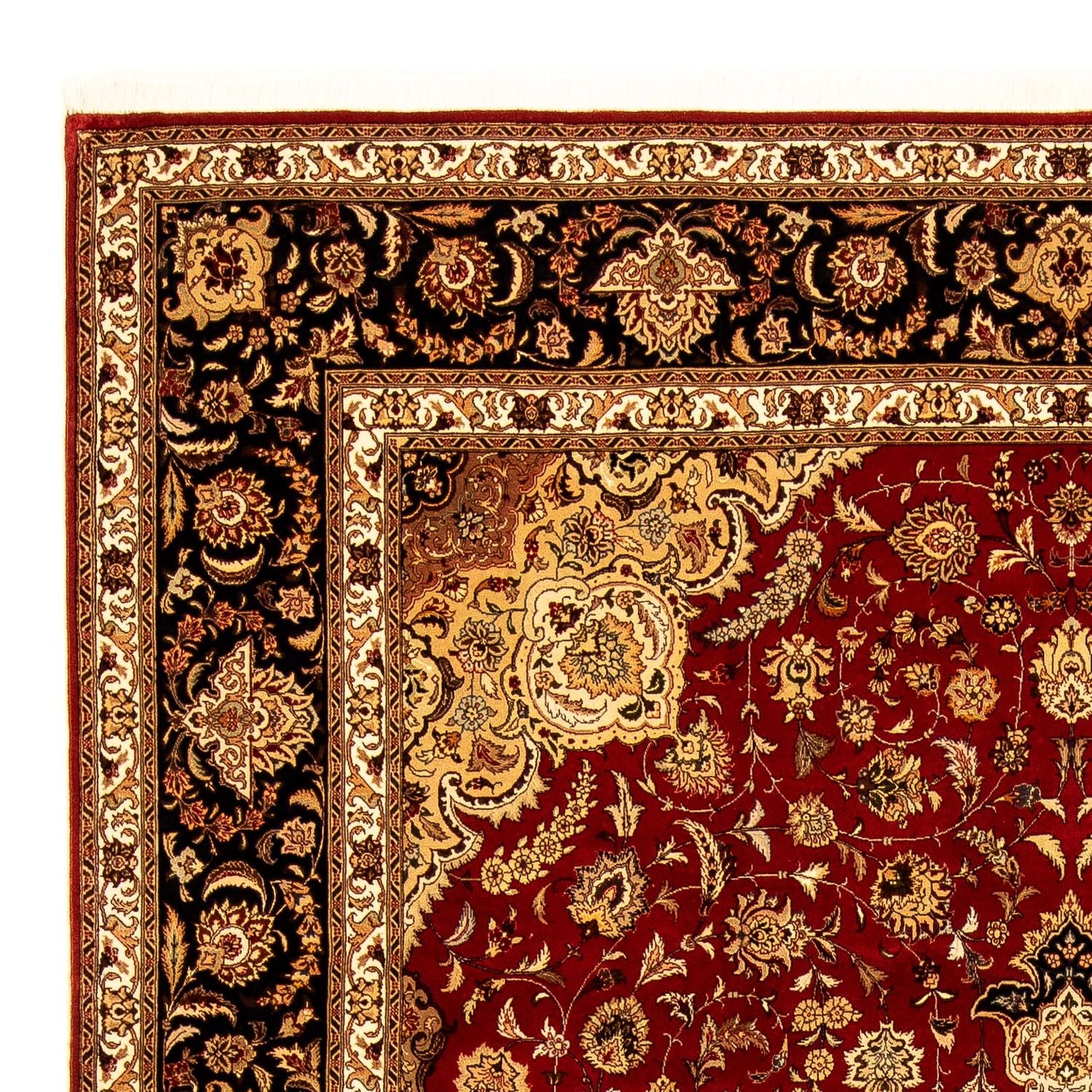 Tappeto Persero - Tabriz - Reale - 350 x 245 cm - rosso scuro