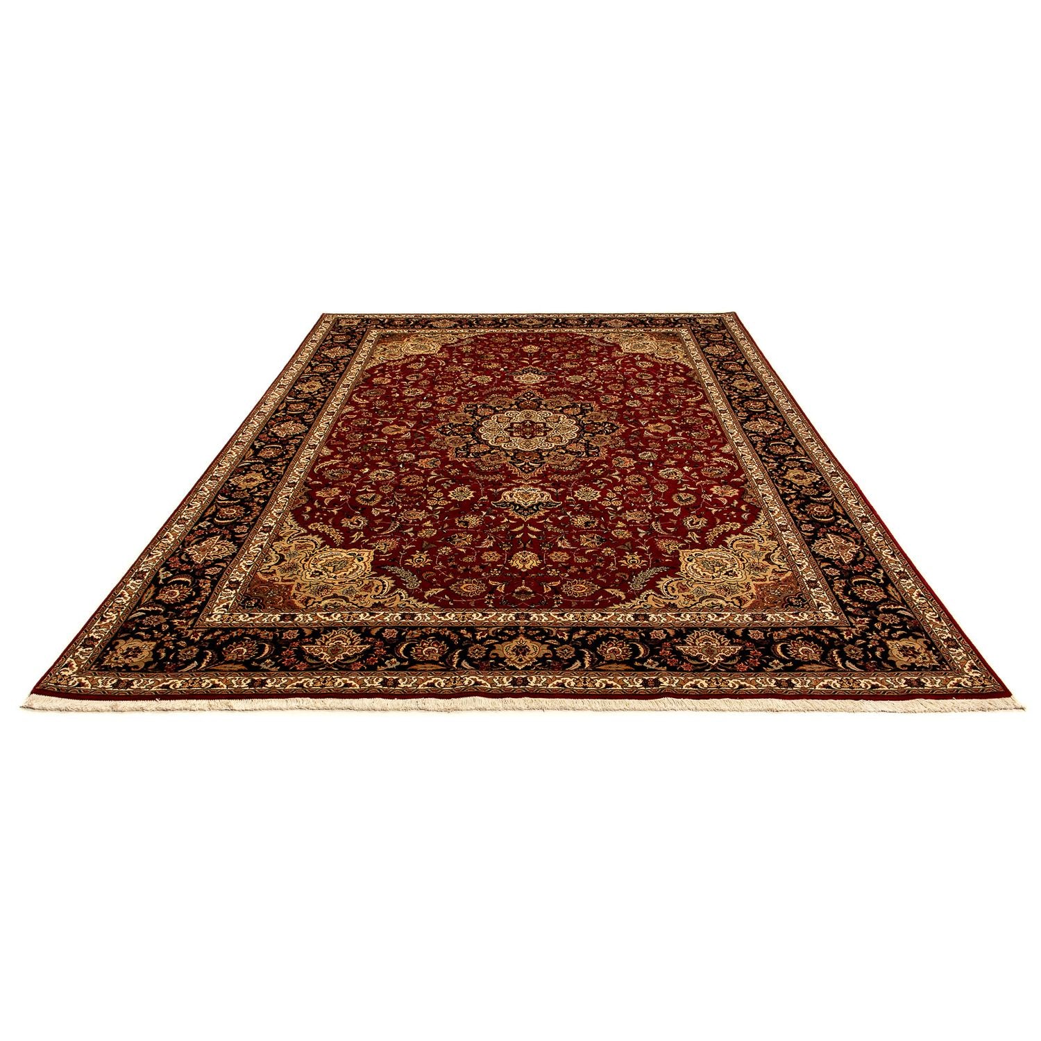 Tappeto Persero - Tabriz - Reale - 350 x 245 cm - rosso scuro