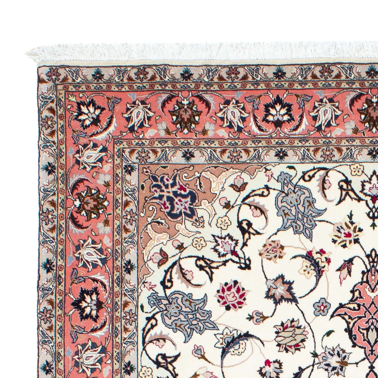 Tappeto Persero - Tabriz - Reale - 211 x 153 cm - beige