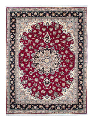 Tappeto Persero - Tabriz - Reale - 204 x 153 cm - rosso scuro