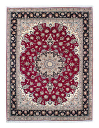 Tappeto Persero - Tabriz - Reale - 204 x 153 cm - rosso scuro