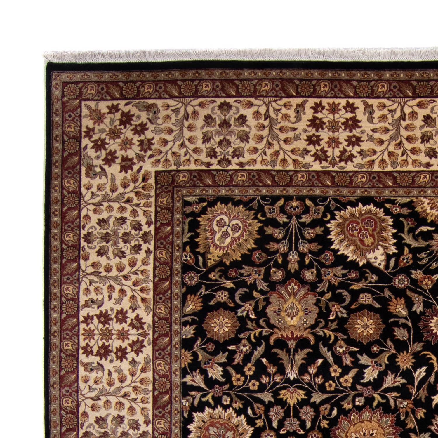 Tappeto Persero - Tabriz - 312 x 244 cm - blu scuro