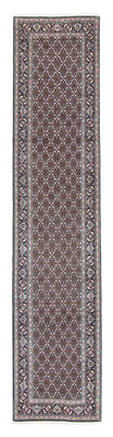 Tappeto corsia Tappeto Persero - Tabriz - 391 x 76 cm - grigio