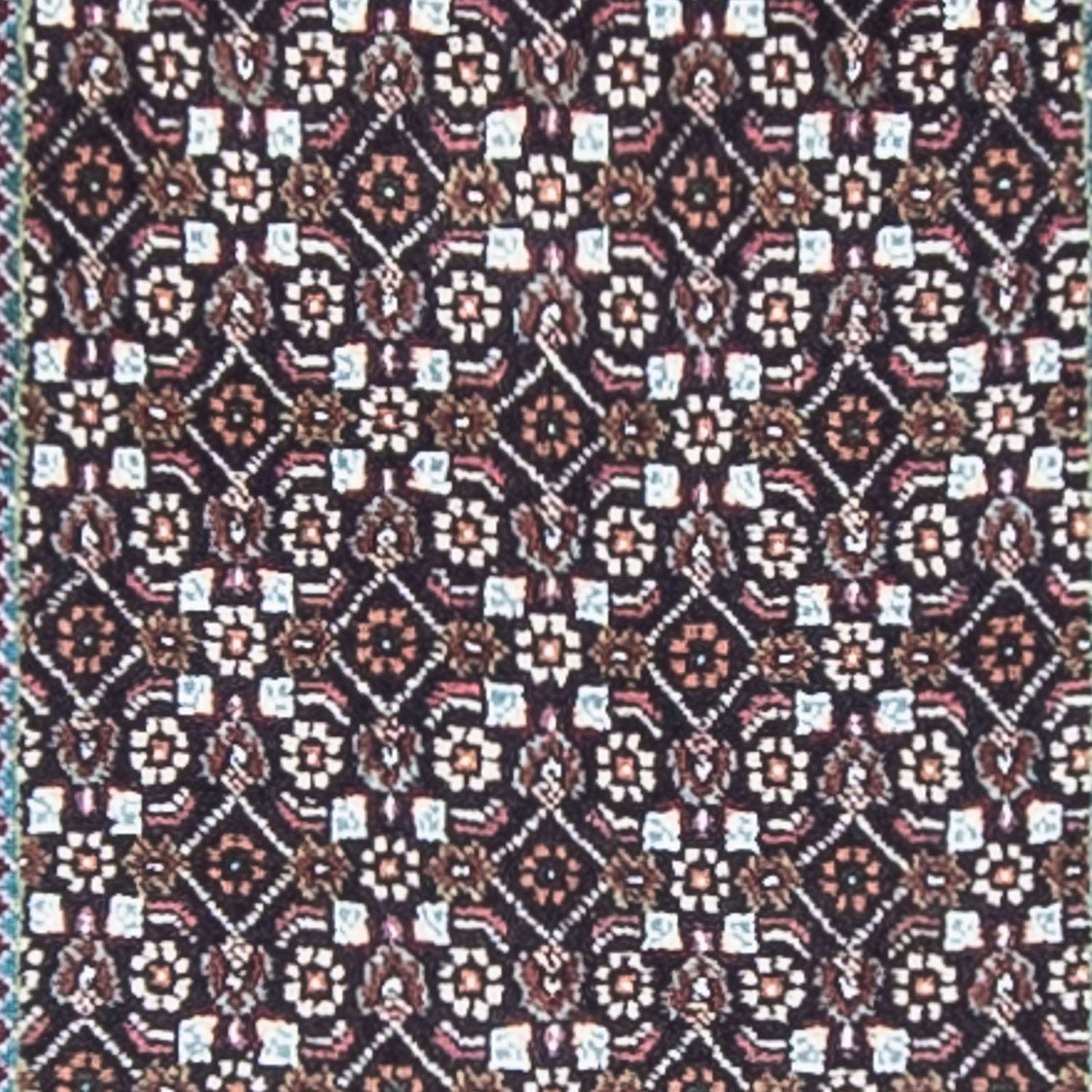 Tappeto corsia Tappeto Persero - Tabriz - 381 x 66 cm - grigio
