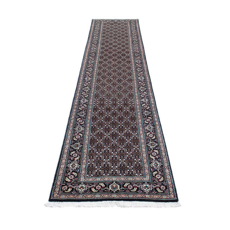 Tappeto corsia Tappeto Persero - Tabriz - 381 x 66 cm - grigio