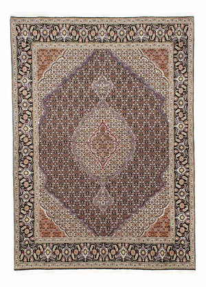Tappeto Persero - Tabriz - 235 x 176 cm - blu scuro