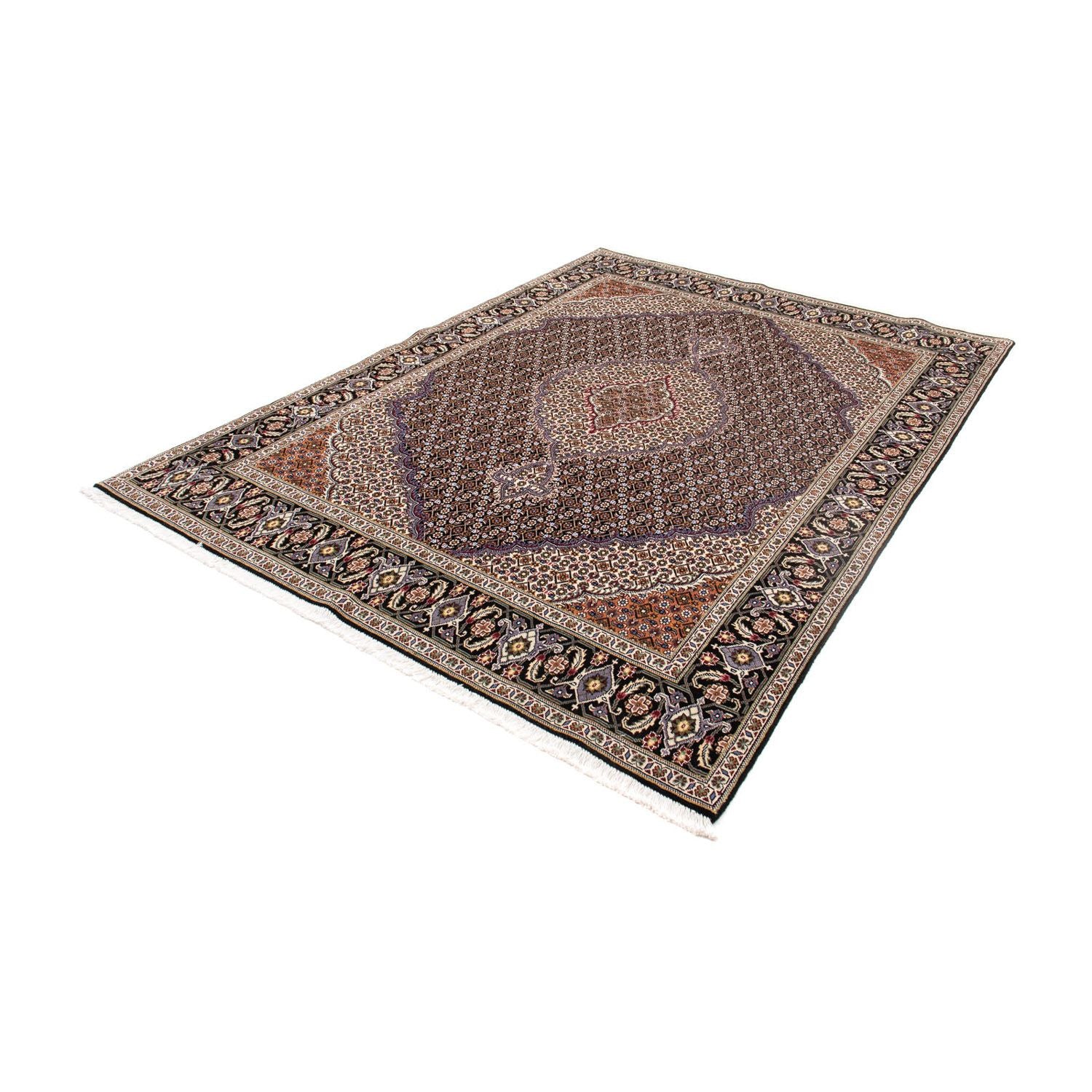 Tappeto Persero - Tabriz - 235 x 176 cm - blu scuro