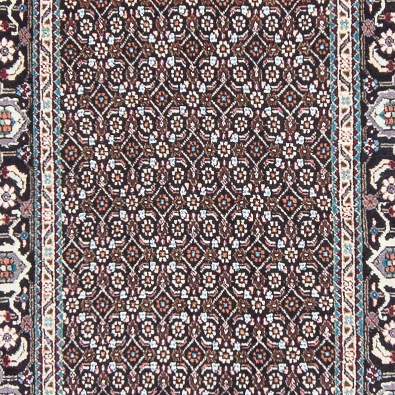 Tappeto corsia Tappeto Persero - Tabriz - 388 x 77 cm - grigio