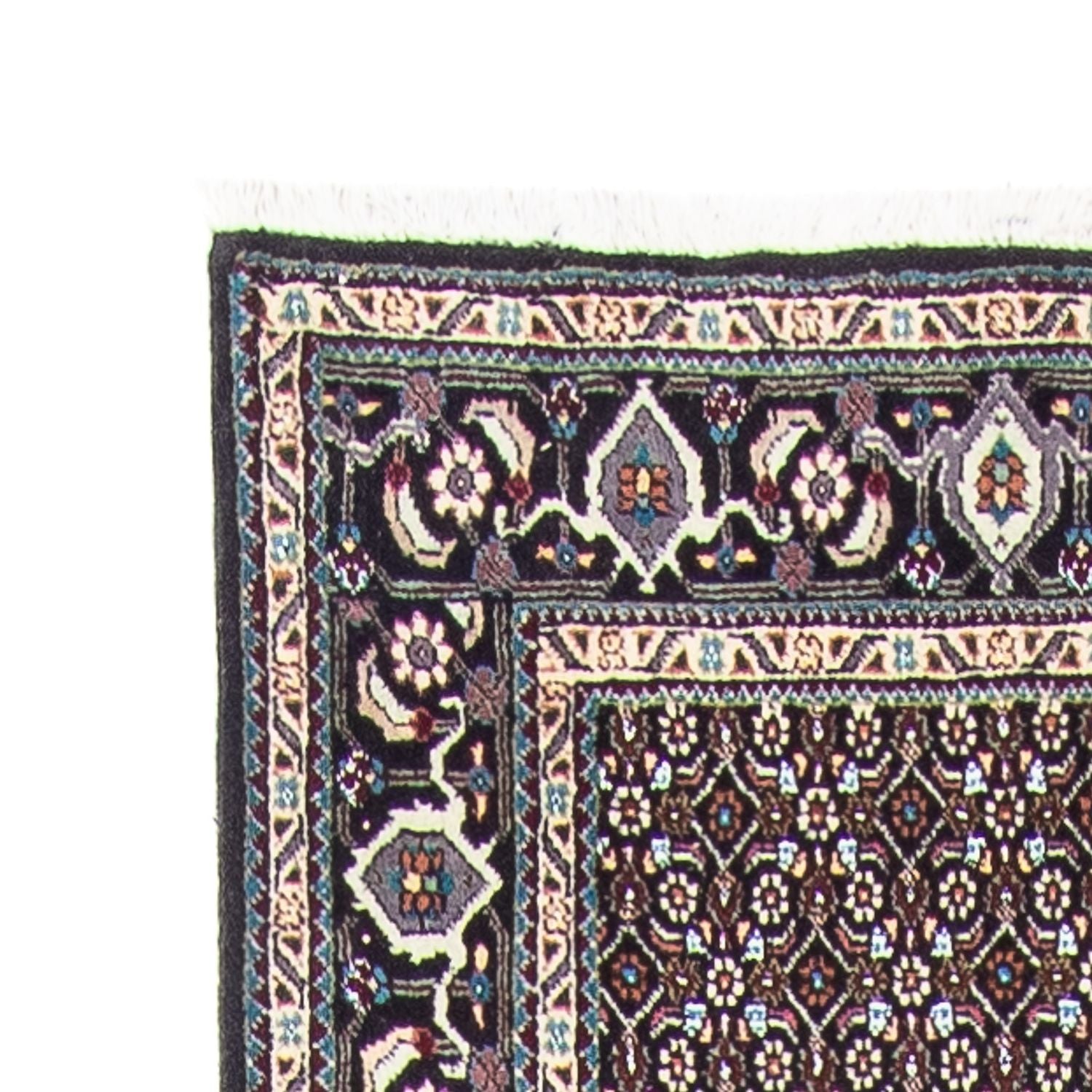 Tappeto corsia Tappeto Persero - Tabriz - 388 x 77 cm - grigio
