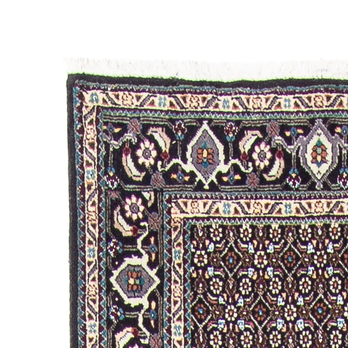 Tappeto corsia Tappeto Persero - Tabriz - 388 x 77 cm - grigio
