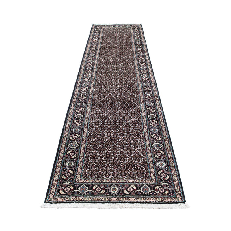 Tappeto corsia Tappeto Persero - Tabriz - 388 x 77 cm - grigio