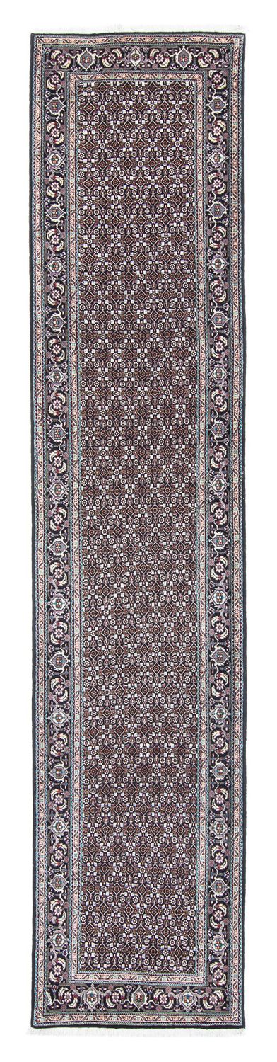 Tappeto corsia Tappeto Persero - Tabriz - 389 x 74 cm - grigio
