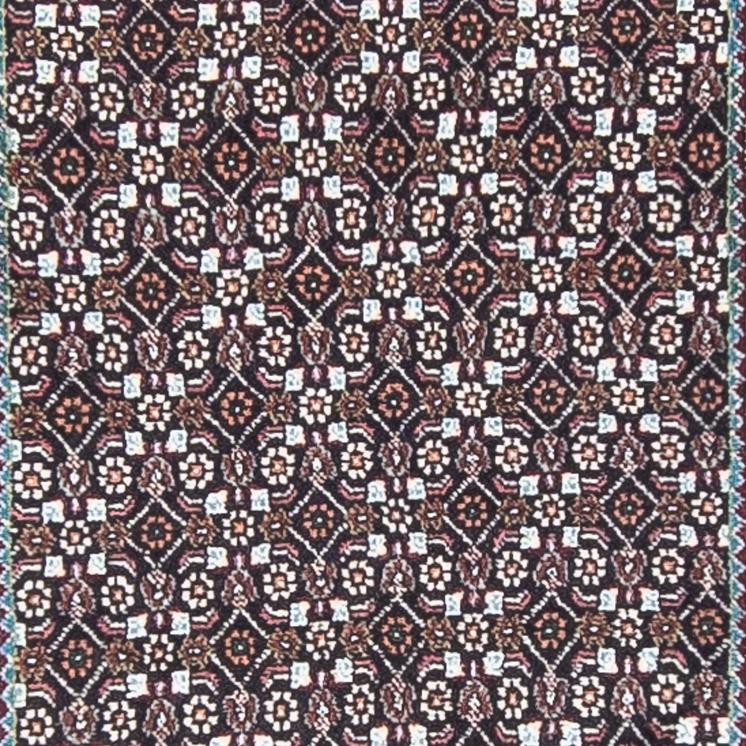 Tappeto corsia Tappeto Persero - Tabriz - 389 x 74 cm - grigio