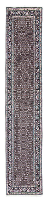 Tappeto corsia Tappeto Persero - Tabriz - 390 x 75 cm - grigio