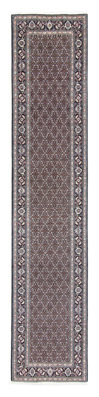 Tappeto corsia Tappeto Persero - Tabriz - 390 x 74 cm - grigio