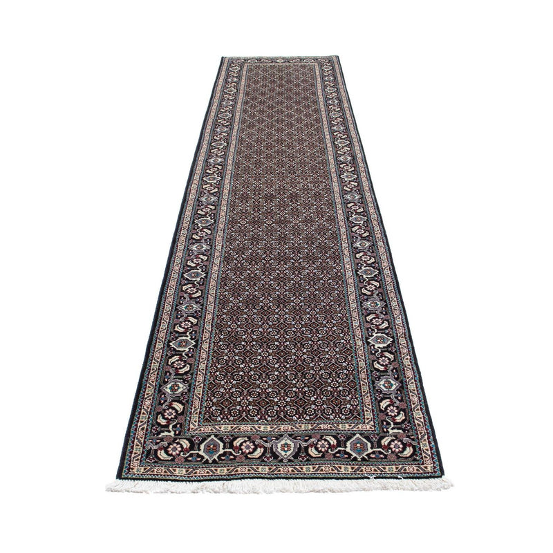 Tappeto corsia Tappeto Persero - Tabriz - 390 x 74 cm - grigio
