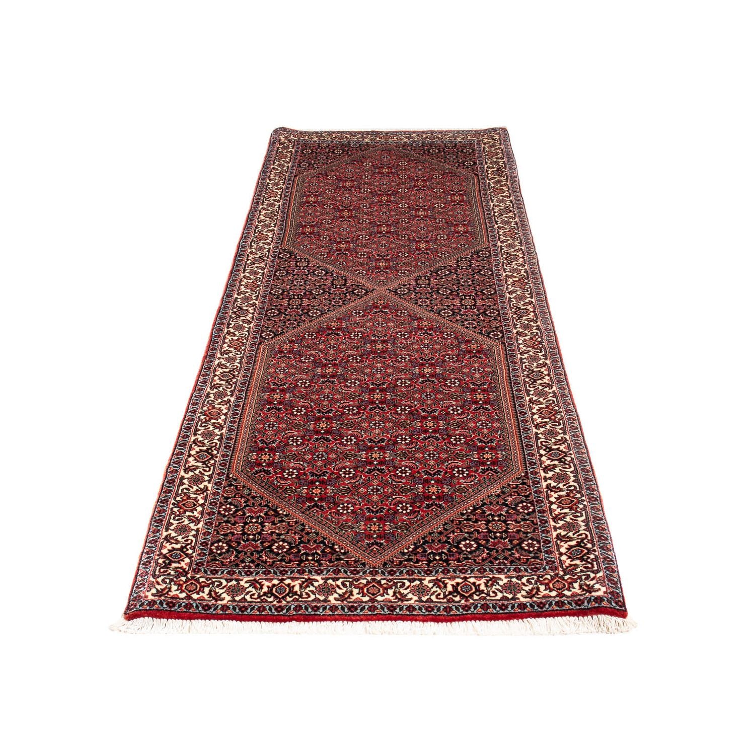 Tappeto corsia Tappeto Persero - Bidjar - 219 x 79 cm - rosso scuro