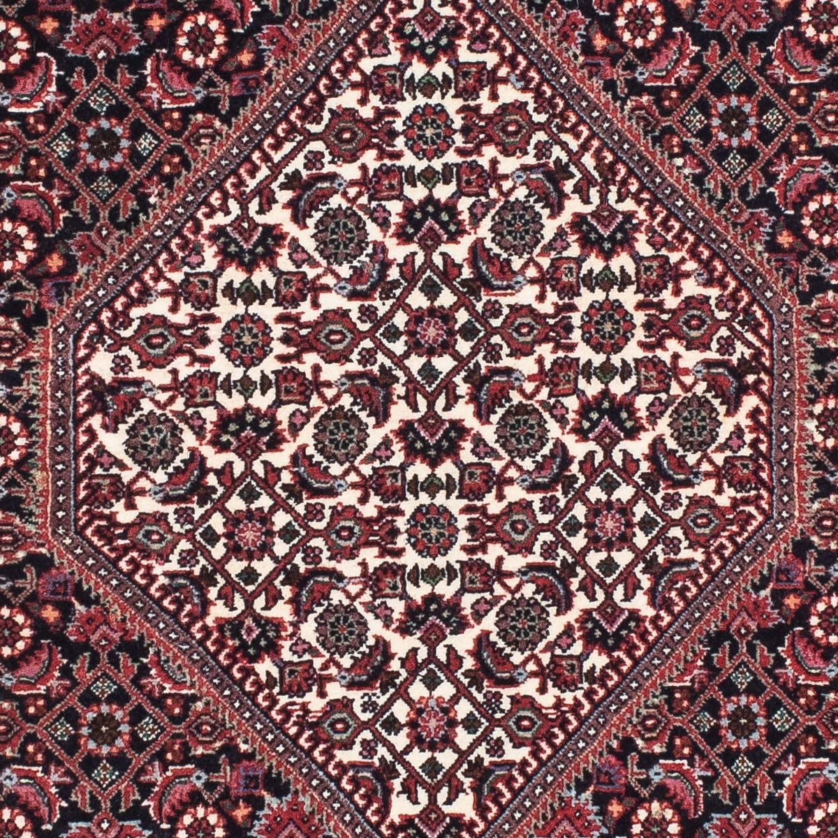 Tappeto corsia Tappeto Persero - Bidjar - 214 x 73 cm - blu scuro