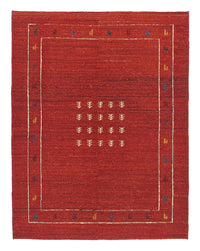 Tappeto Gabbeh - Persero - 194 x 146 cm - rosso
