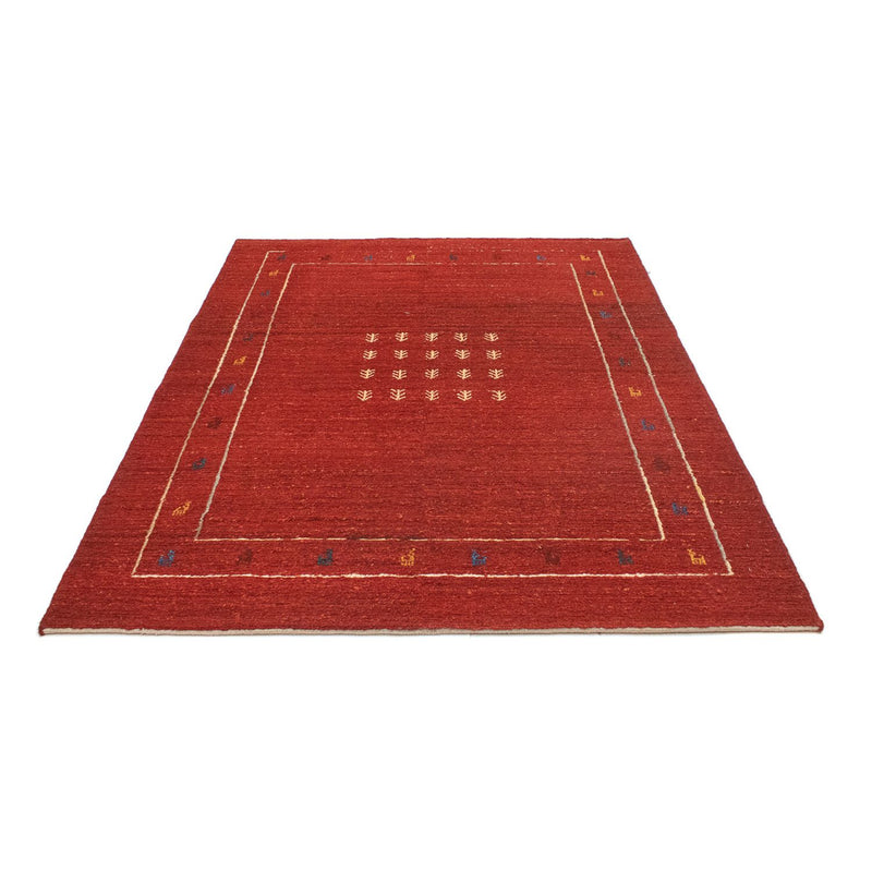 Tappeto Gabbeh - Persero - 194 x 146 cm - rosso