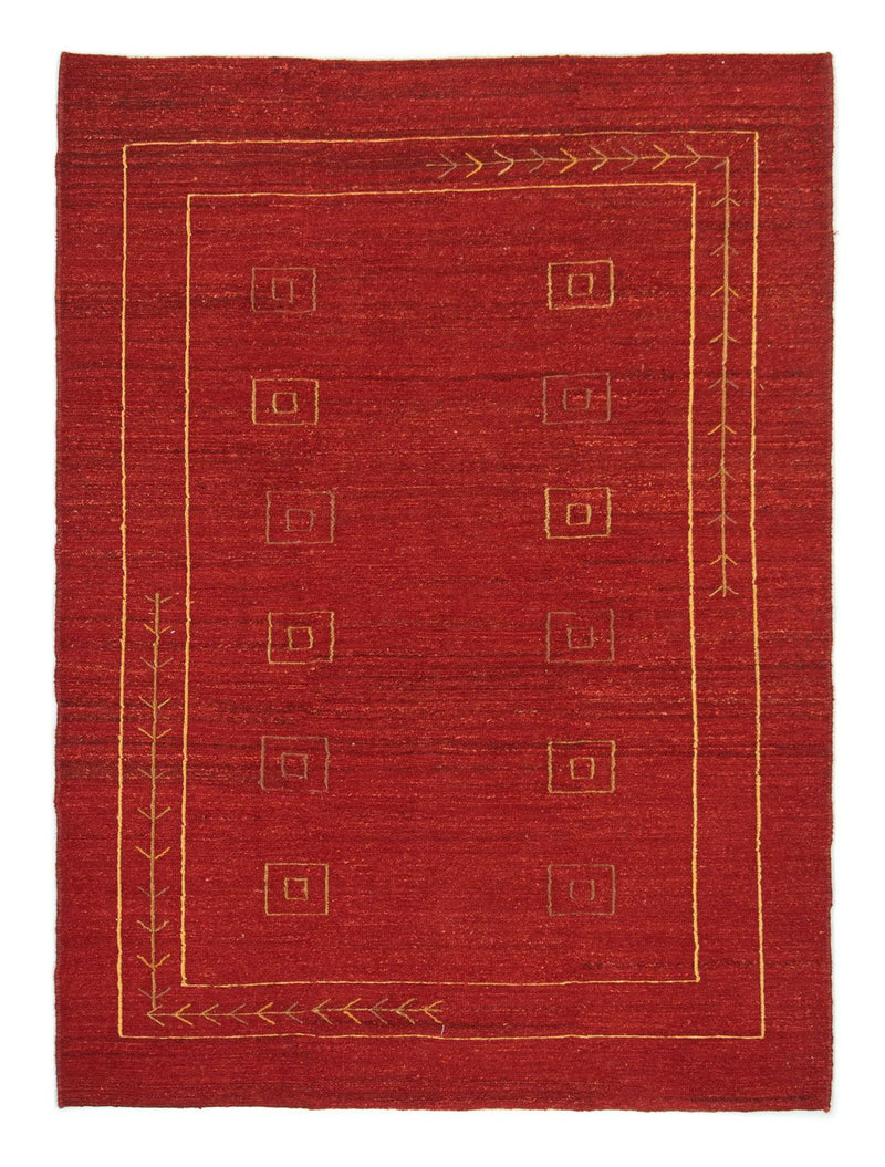 Tappeto Gabbeh - Persero - 196 x 143 cm - rosso