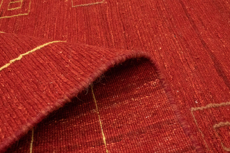 Tappeto Gabbeh - Persero - 196 x 143 cm - rosso