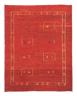 Tappeto Gabbeh - Persero - 190 x 150 cm - rosso