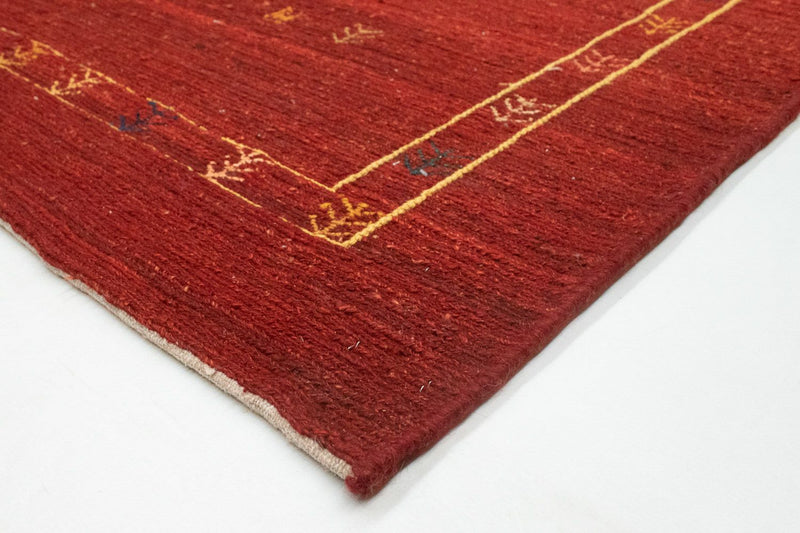 Tappeto Gabbeh - Persero - 190 x 150 cm - rosso