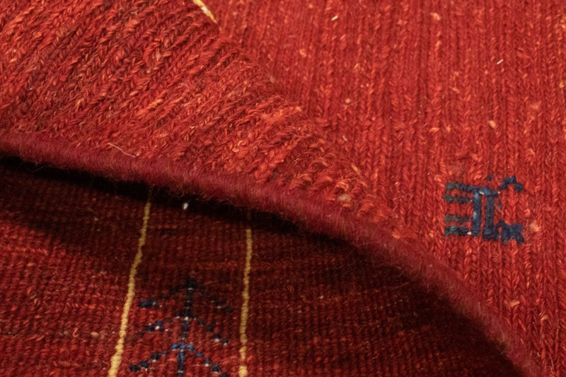 Tappeto Gabbeh - Persero - 190 x 150 cm - rosso