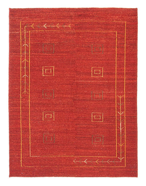 Tappeto Gabbeh - Persero - 196 x 146 cm - rosso