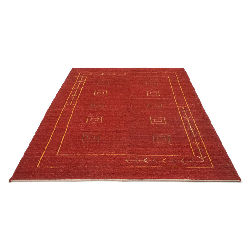 Tappeto Gabbeh - Persero - 196 x 146 cm - rosso