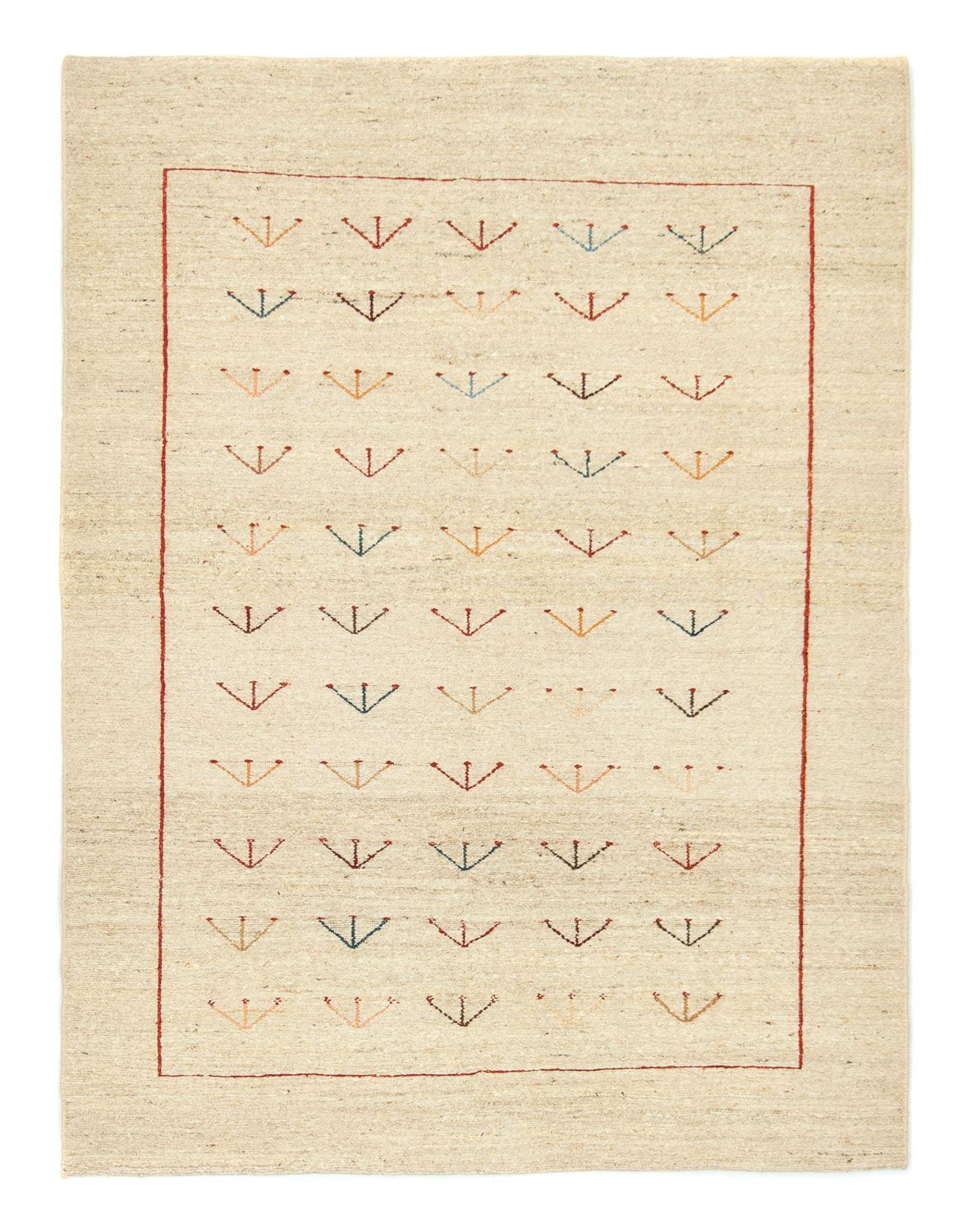 Tappeto Gabbeh - Persero - 195 x 144 cm - beige