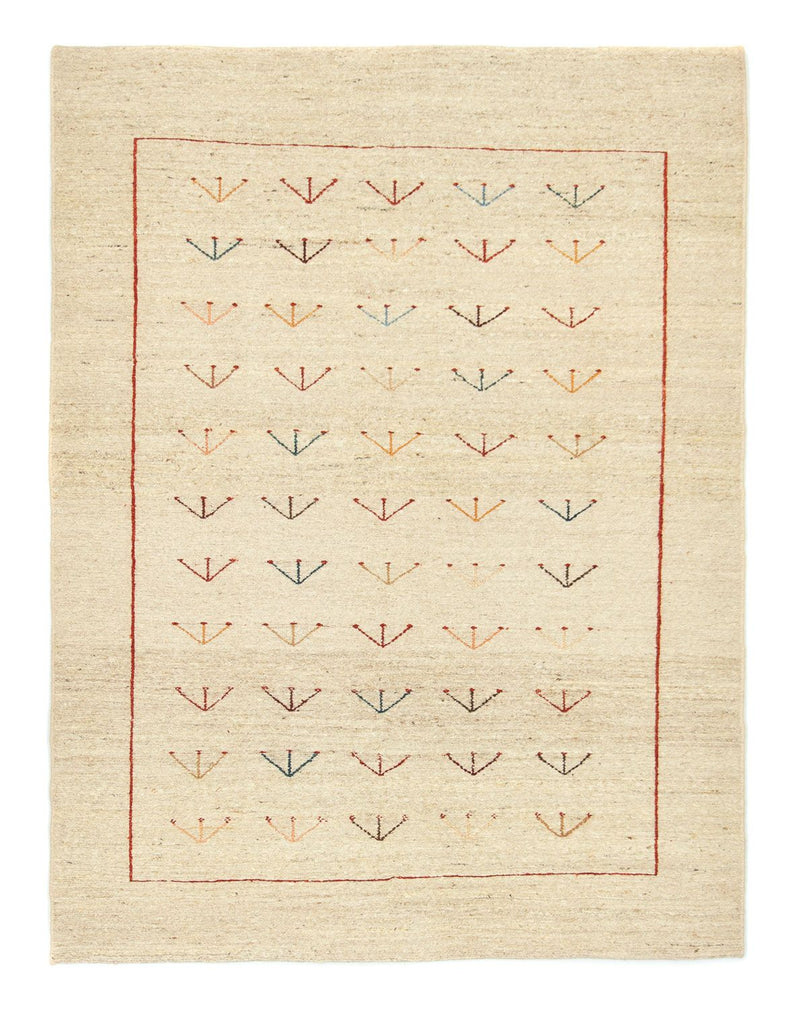 Tappeto Gabbeh - Persero - 195 x 144 cm - beige