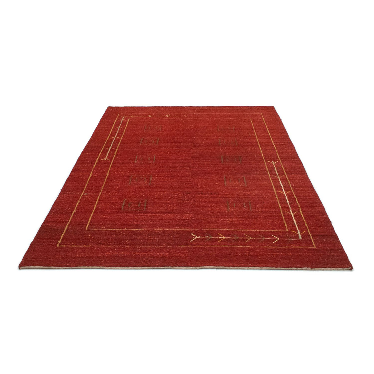 Tappeto Gabbeh - Persero - 197 x 144 cm - rosso