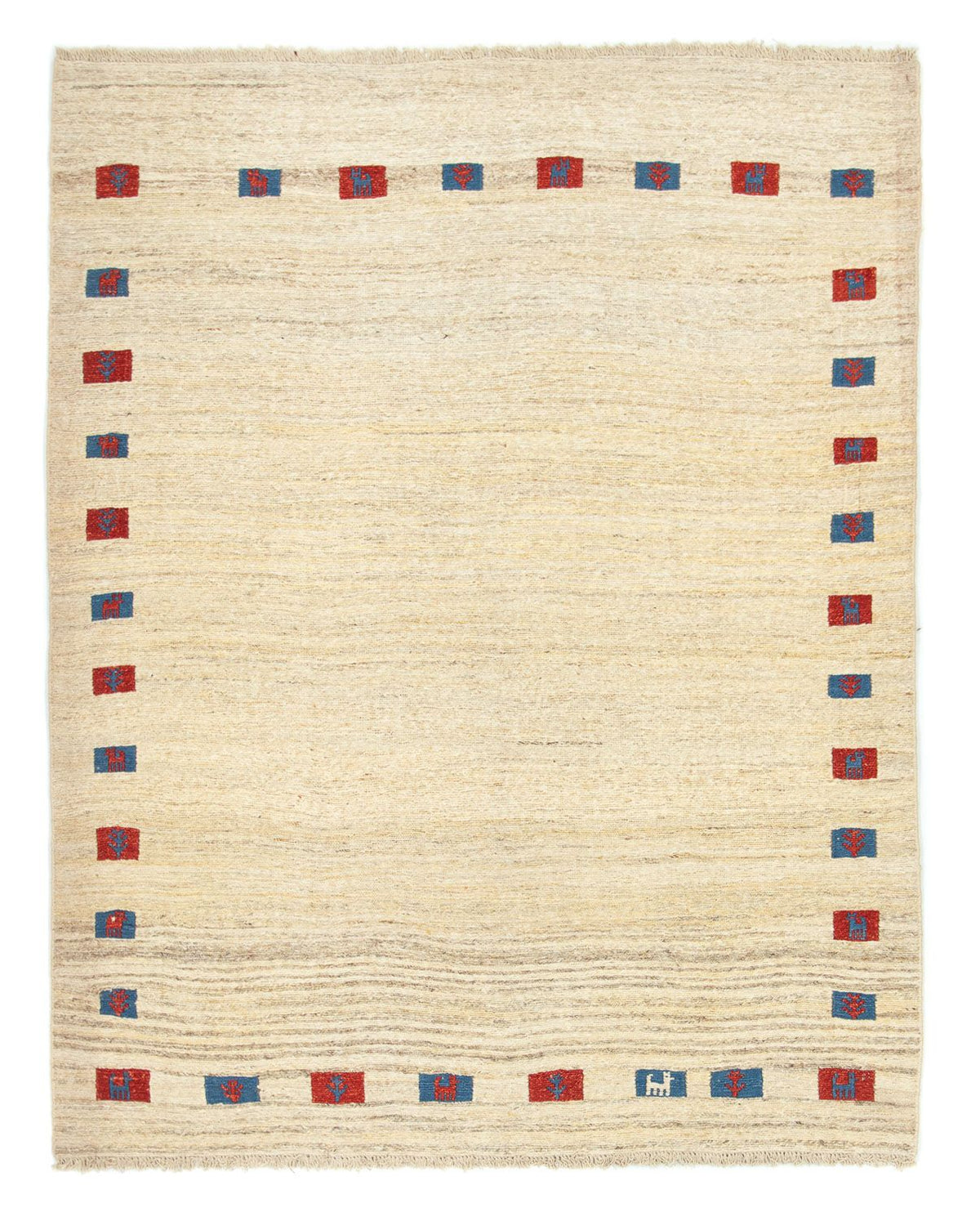 Tappeto Gabbeh - Persero - 196 x 156 cm - beige