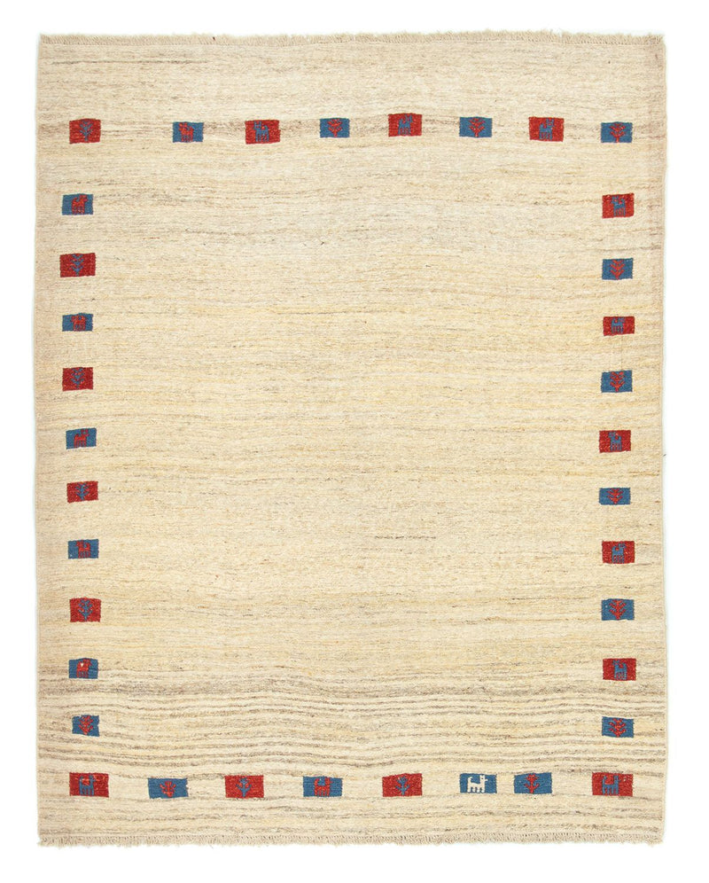 Tappeto Gabbeh - Persero - 196 x 156 cm - beige