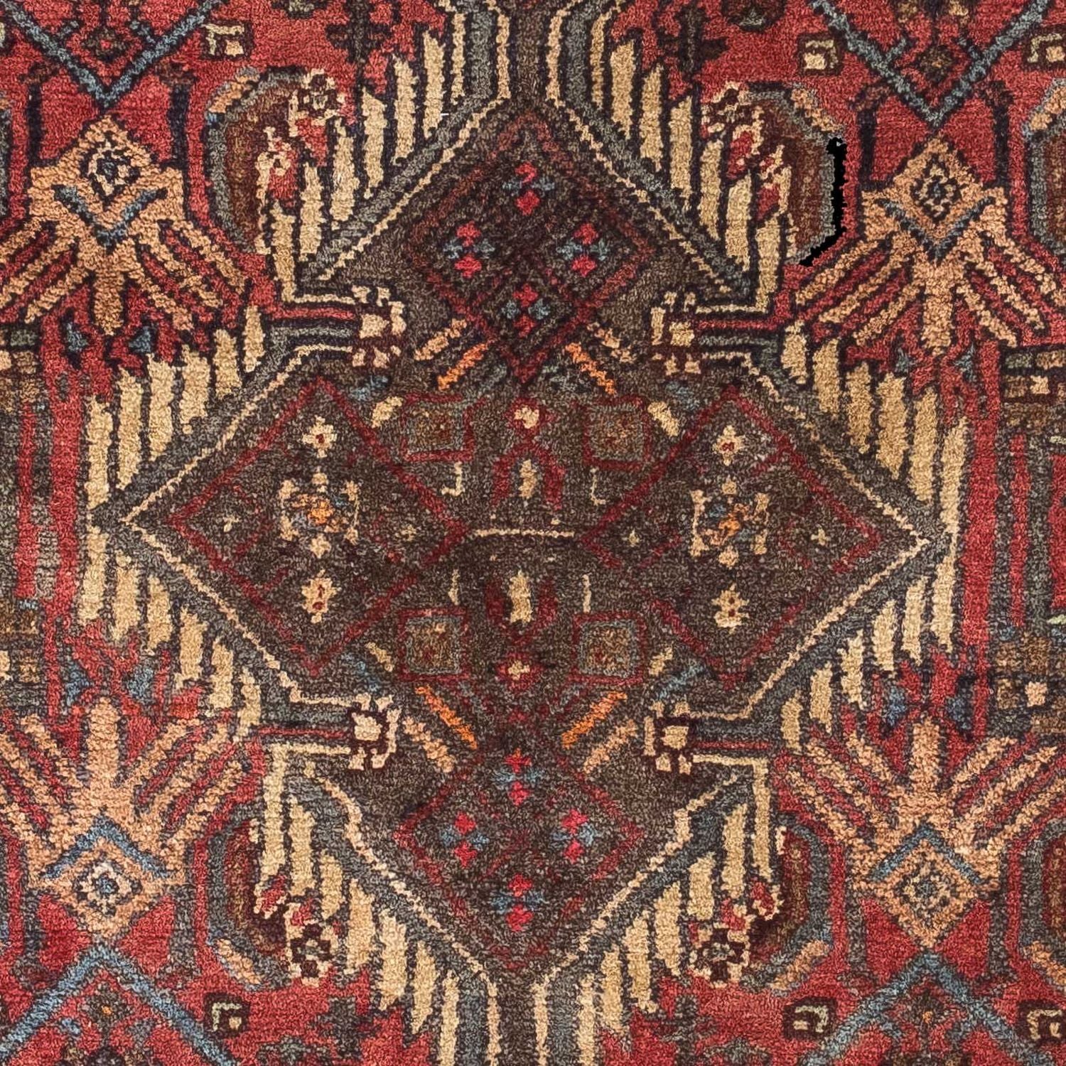 Tappeto Persero - Nomade - 116 x 77 cm - rosso scuro