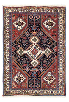 Tappeto Gabbeh - Kashkuli Persero - 145 x 105 cm - blu scuro