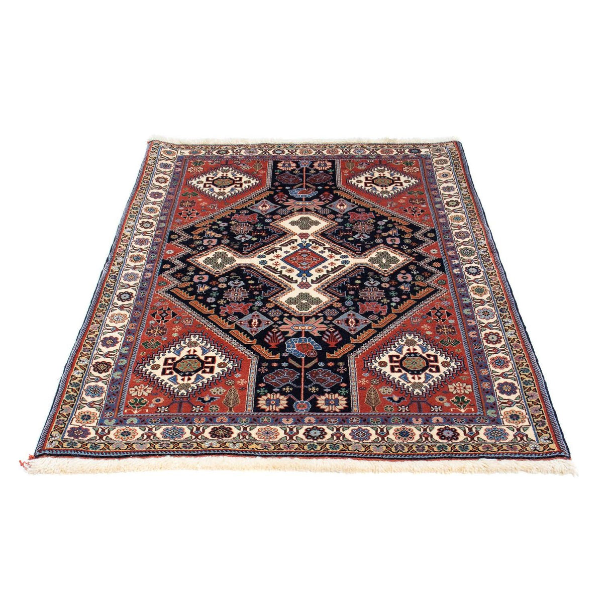 Tappeto Gabbeh - Kashkuli Persero - 145 x 105 cm - blu scuro