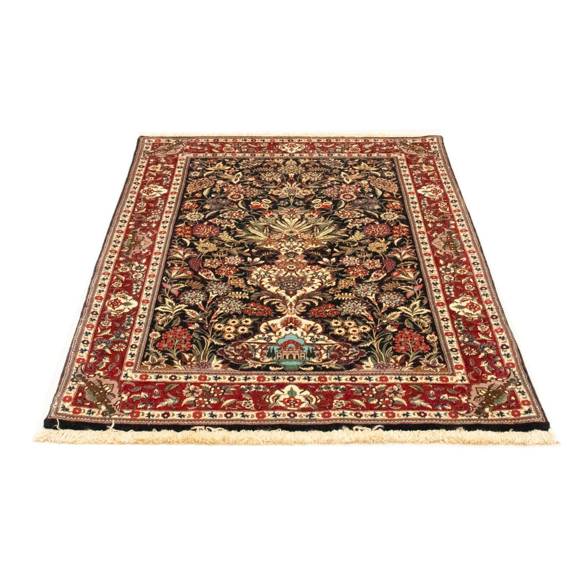 Tappeto Persero - Ghom - 163 x 107 cm - blu scuro