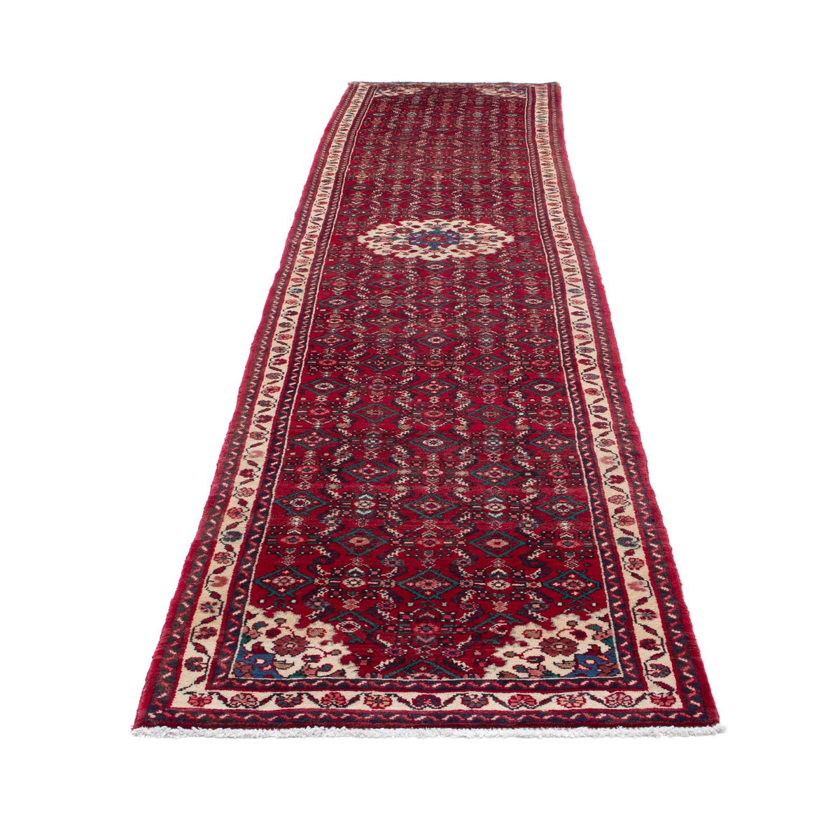 Tappeto corsia Tappeto Persero - Nomade - 410 x 85 cm - rosso scuro