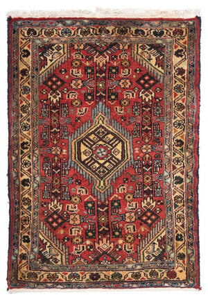 Tappeto Persero - Nomade - 87 x 62 cm - rosso scuro