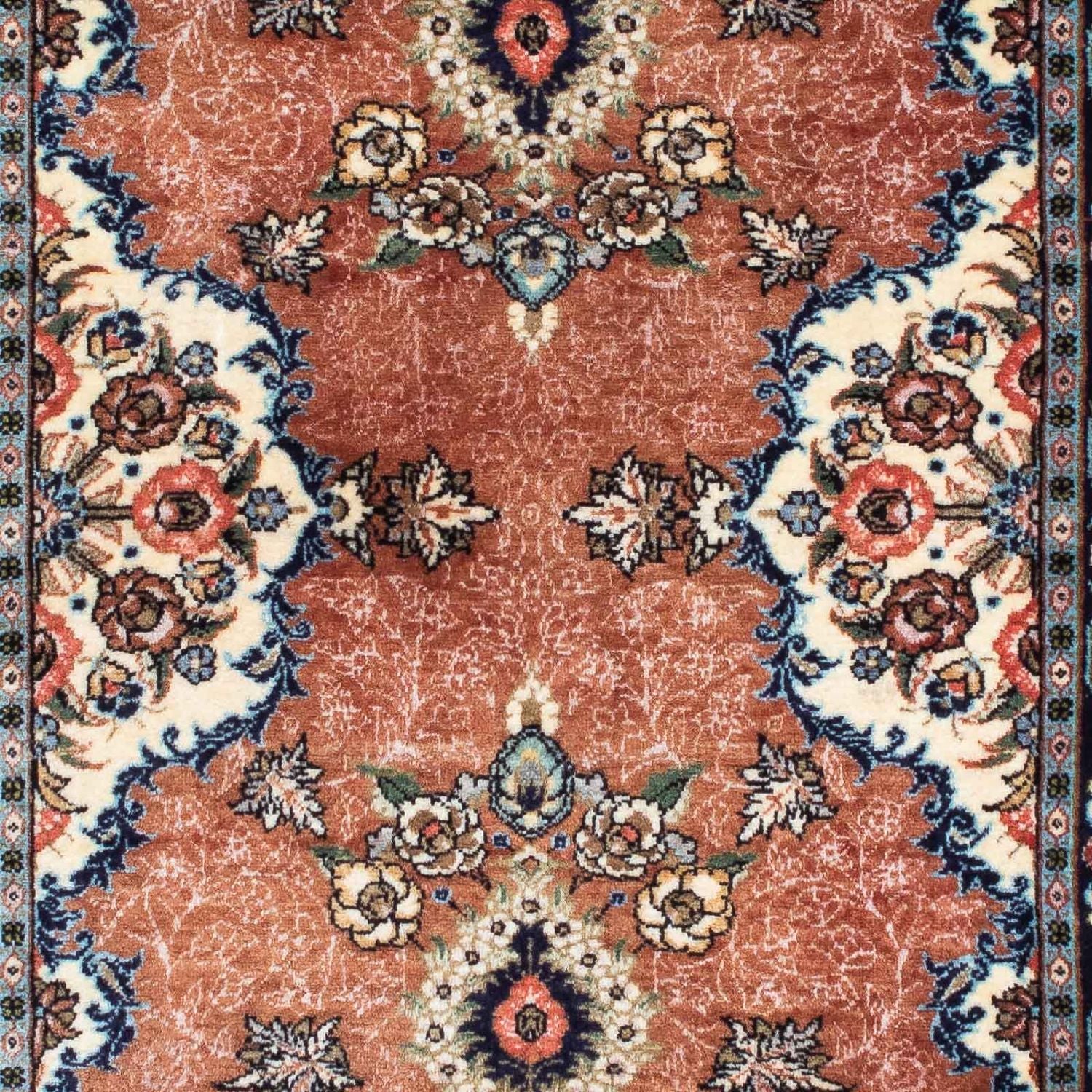 Tappeto corsia Tappeto Persero - Ghom - 192 x 67 cm - ruggine