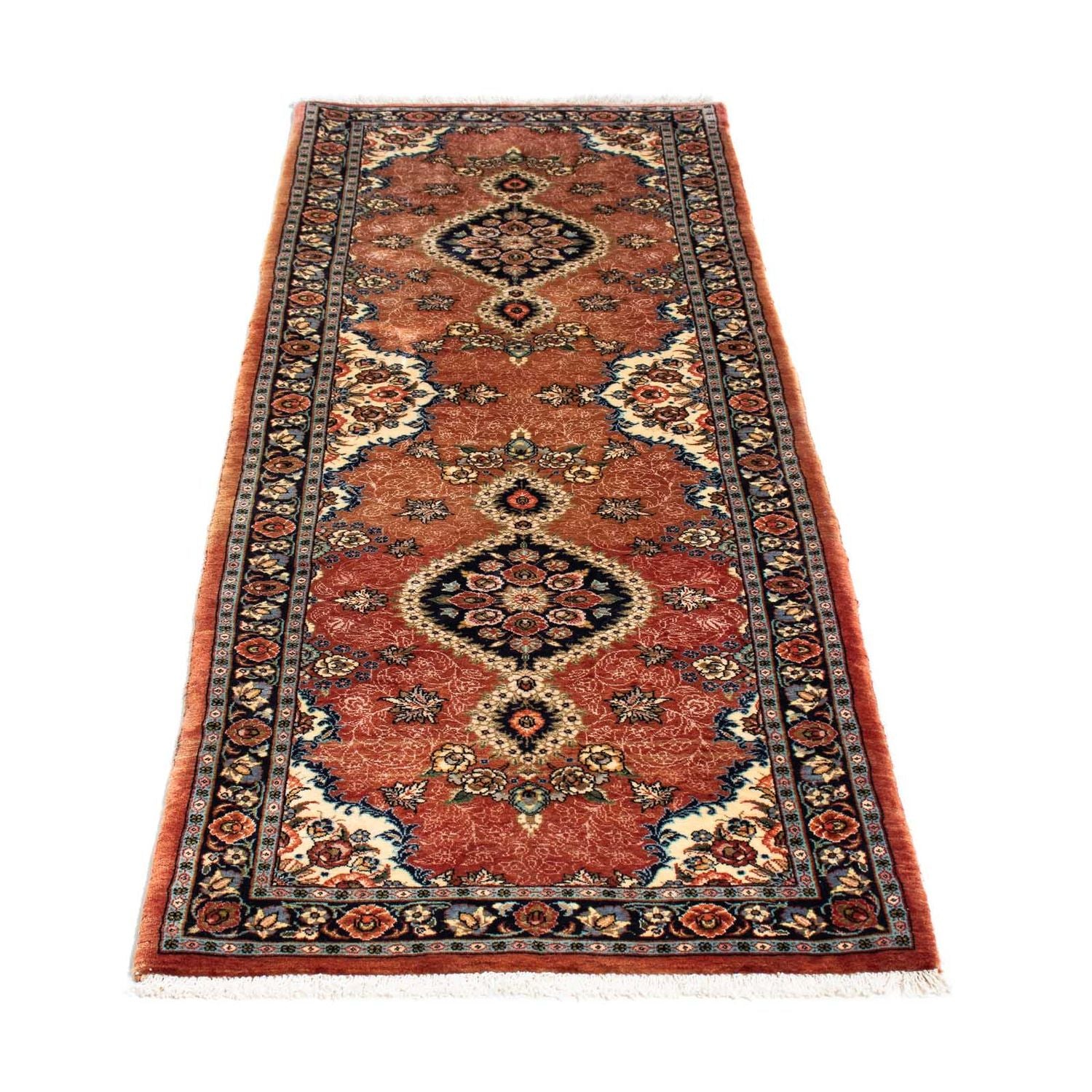 Tappeto corsia Tappeto Persero - Ghom - 192 x 67 cm - ruggine