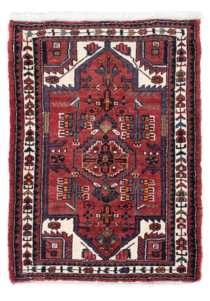 Tappeto Persero - Nomade - 116 x 84 cm - rosso scuro