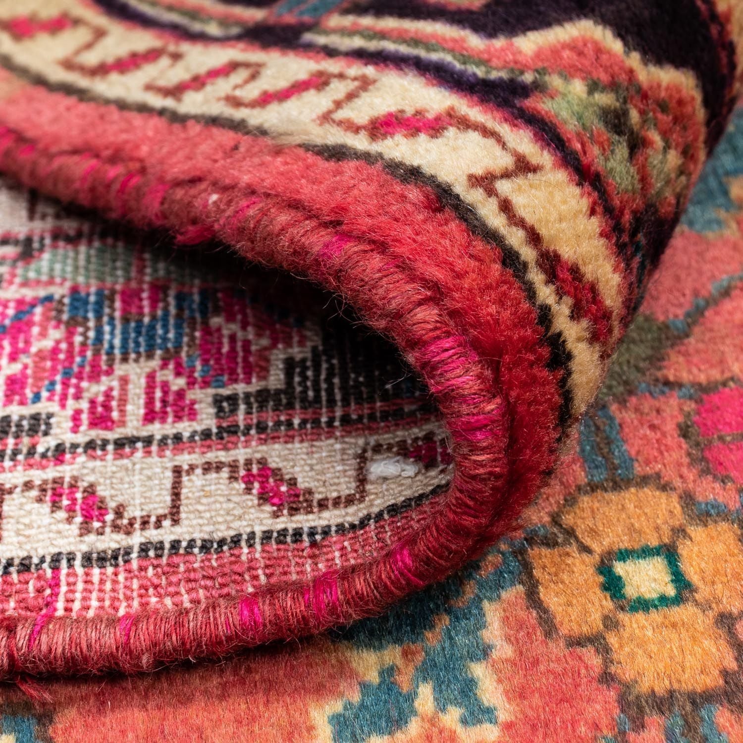 Tappeto Persero - Nomade - 131 x 94 cm - rosso chiaro