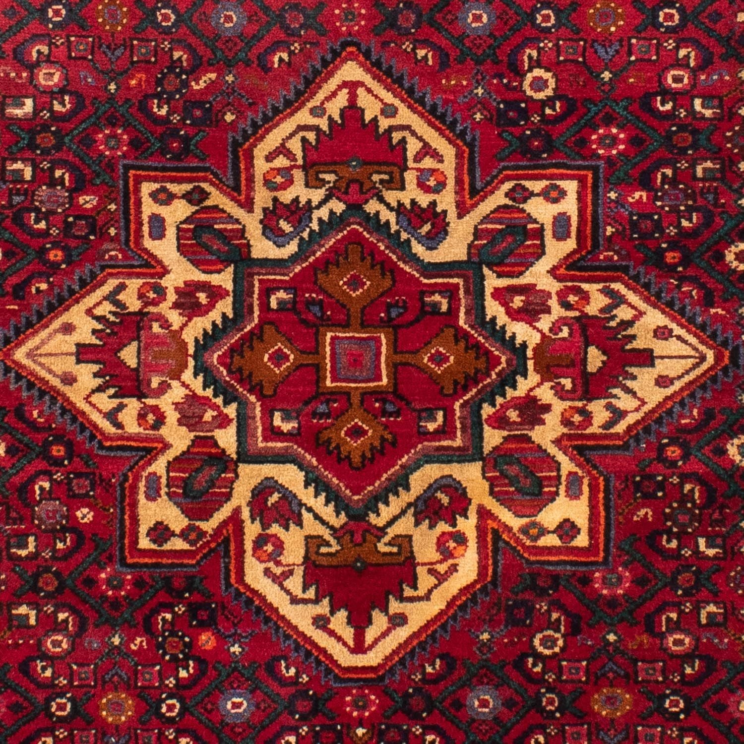 Tappeto Persero - Nomade - 212 x 153 cm - rosso scuro