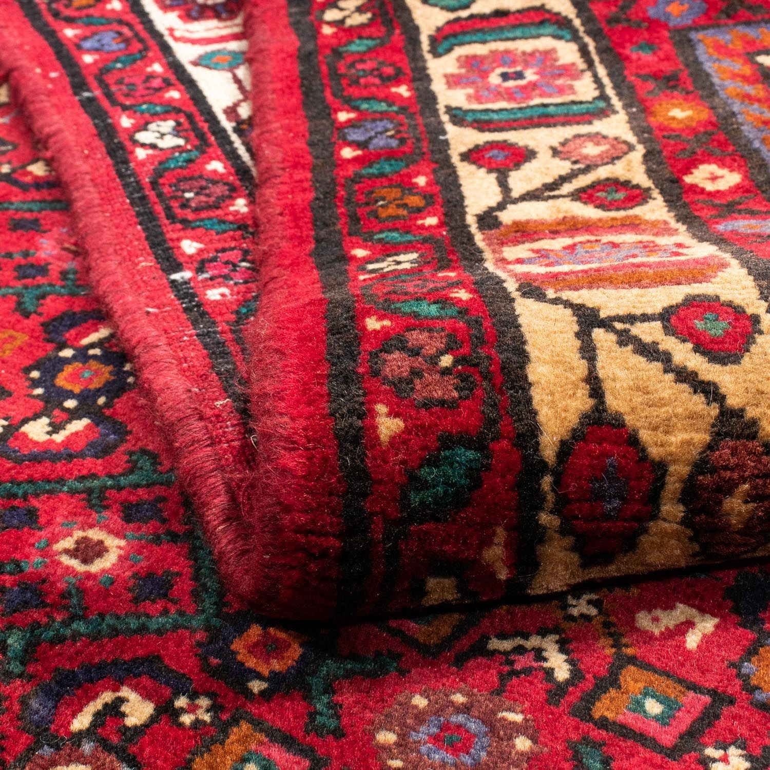 Tappeto Persero - Nomade - 212 x 153 cm - rosso scuro
