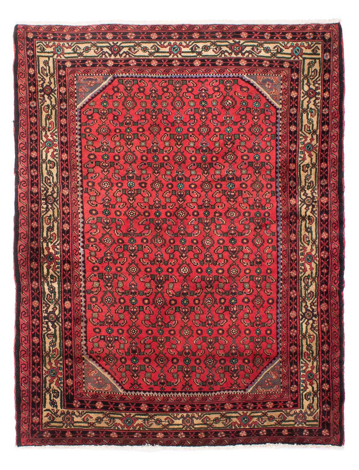 Tappeto Persero - Nomade - 199 x 150 cm - rosso scuro