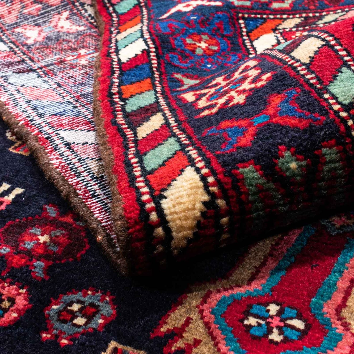 Tappeto Persero - Nomade - 225 x 160 cm - blu scuro